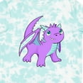 thumbnail image 4 of Inktastic Cute Baby Purple Dragon Boys or Girls Toddler T-Shirt, 4 of 5
