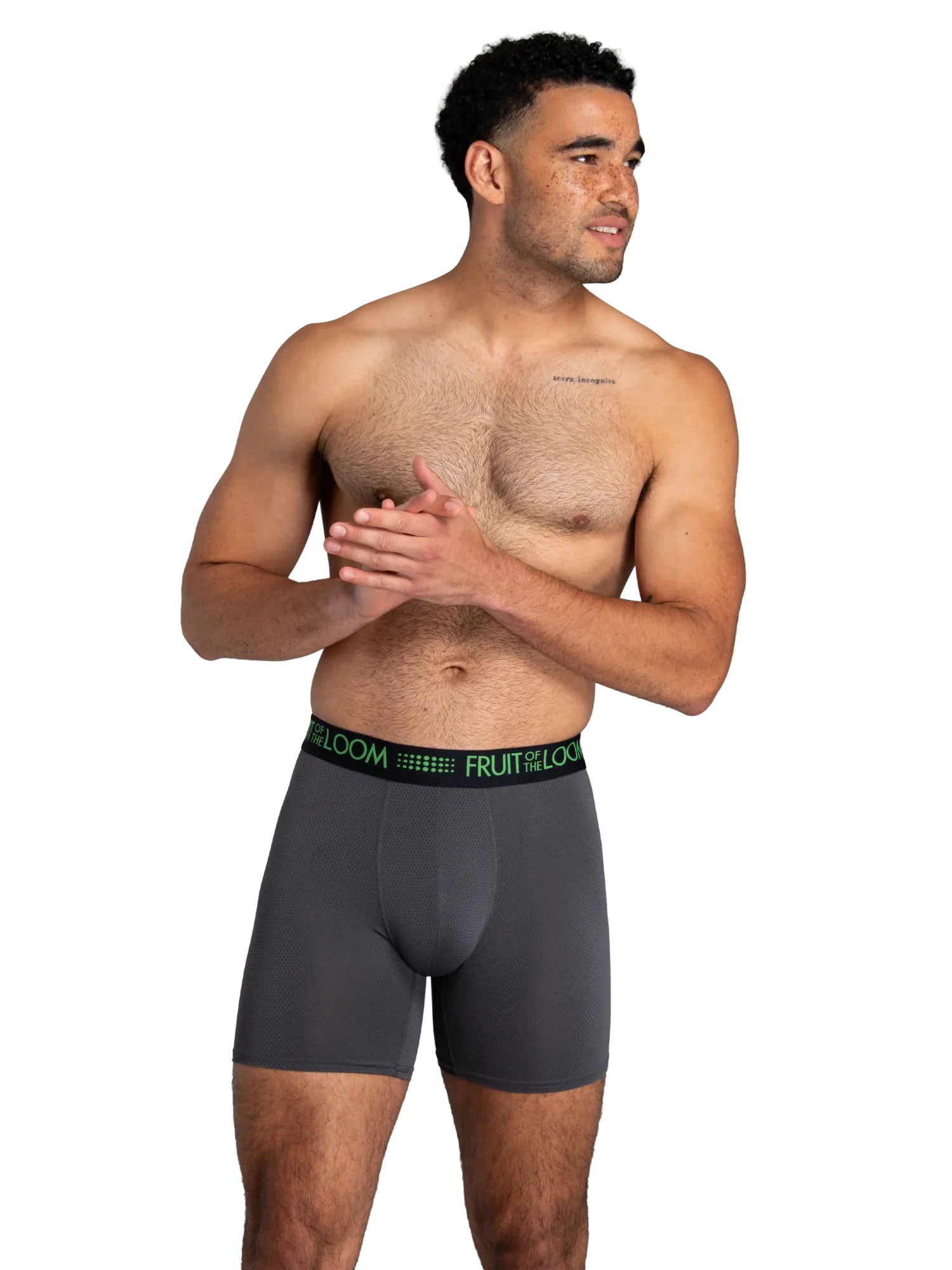Fruit of the Loom Men's Breathable Micro-Mesh Boxer Briefs, 3-Pack