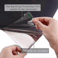 thumbnail image 2 of Window Privacy Film Window Tint One Way Window Film Sun Blocking Non-Adhesive Heat Control Mirror Static Cling Glare Reduction Anti UV Removable for H, 2 of 5