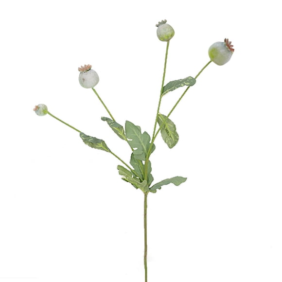 Trayknick Artificial Plant Vivid No Withering Vibrant Colors Poppy Fruit Nuts Artificial Flowers Supplies Party Decor