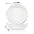 thumbnail image 2 of Lot de 30 Papiers pour Friteuse à Air Chaud Ronds Imperméables Tapis de Cuisson de Cuisine à Usage Unique Résistants à la Chaleur Feuilles Alimentaires pour Barbecue Accessoires Blanc 16 cm, 2 of 9