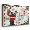 thumbnail image 3 of Christmas Par Avion Collection A - Framed Gallery Wrapped Holiday Canvas - 27 x 41 - Rosewood Frame, 3 of 8