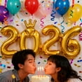 thumbnail image 5 of New Year Decorations 2026 Number Balloons Happy New Year Party Supplies, Favors, Decor for Indoor & Outdoor Use, Eve Festival Balloon Backdrop Banner Sign, Graduation Decorations 2026, 5 of 9