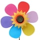 thumbnail image 2 of [Seis Flores Redondas Coloridas] Molino Viento Girasol Plástico 36 Cm Juguete para Molino Viento Colorido Giratorio para Exteriores Jardín (circular Multicolor), 2 of 9