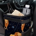 thumbnail image 6 of Leo Constellation Foldable Car Trash Bin with Lid, Leak-Proof Mini Trash Can for Car with Hanging Storage Bag, 6 of 6