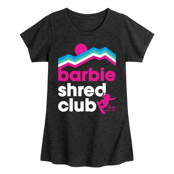 Barbie - Shred Club - Toddler And Youth Girls Fitted Short Sleeve Graphic T-Shirt