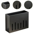 thumbnail image 6 of deevoka Wall Mounted Umbrella Holder Folding Umbrella Stand for Hallway Entry Indoor Black, 6 of 9