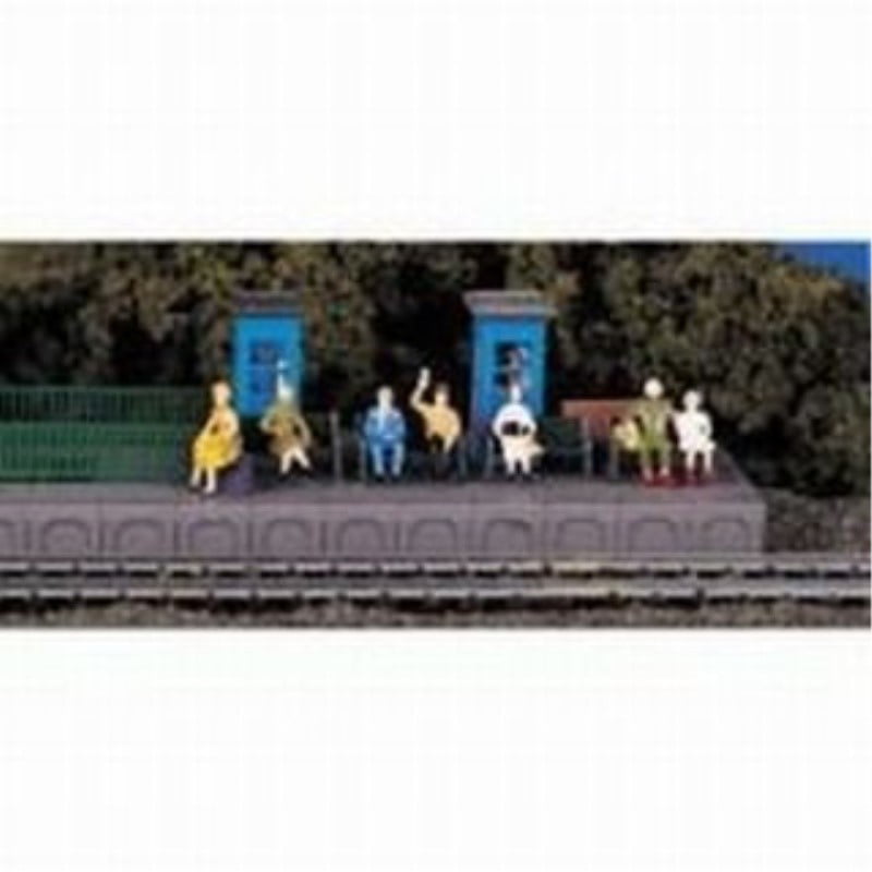 Pack of 6 Bachmann 42342 HO Sitting Passengers Figures
