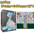 thumbnail image 1 of Cartas de Pokémon de la serie Vstar V VMAX GX MEGA EX, cartas brillantes de Arceus, juego de colección, caja de refuerzo de juguete, 100 piezas Fivean unisex, 1 of 2