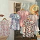 thumbnail image 3 of Ropa coreana de verano para niños, vestido para niñas de 2 a 7 años 2025, vestidos de manga corta con estampado de nueva flor para niños, traje para niñas, 3 of 6