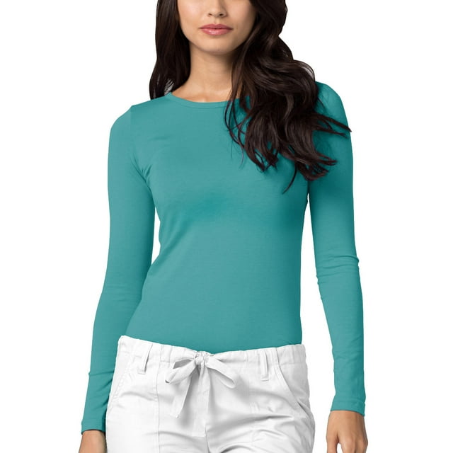 Adar sous-Couches pour Femmes - T-Shirt de sous-Couche à Manches Longues Confortable