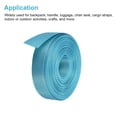 thumbnail image 4 of Correa de Cinta de Nylon Plana Uxcell de 1 pulgada y 15 yardas en Azul Lago para Mochila, Soporte de Equipaje, 4 of 6