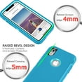 thumbnail image 4 of Entronix Heavy Duty Case Designed for iPhone XR Shockproof Dustproof Triple Layer Rugged Case, Teal, 4 of 7