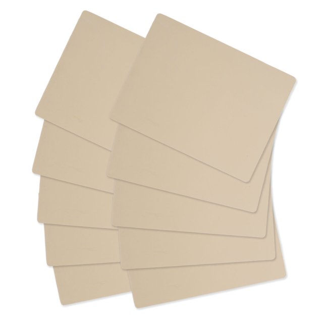 10 piezas de piel de silicona para práctica de tatuajes, 1 mm de grosor, piel de tatuaje de cejas en blanco de doble cara