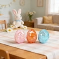 thumbnail image 2 of zhangmingg Easter Sequined Egg Desktop Ornament Sparkling Party Decorations for Festive Home Display, 2 of 7
