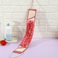 thumbnail image 5 of Exfoliating Back Scrubber under $5! kkbbma Exfoliating Back Scrubber Double Sided Exfoliating Cloth with Strap Long Body Scrub Sponge Shower Loofah with Handle for Women Men Deep Clean Body Washing, 5 of 6