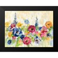 thumbnail image 2 of Vassileva, Silvia 24x19 Black Modern Framed Museum Art Print Titled - Sunshine Field Flowers, 2 of 5
