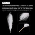 thumbnail image 4 of Uxcell 6Pcs Pampas Grass,17.7" Fake Pampas Grass for Home Decor,Wedding Decoration,White, 4 of 6