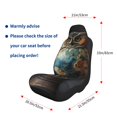 thumbnail image 5 of Honeii Owl Globe Sculpture for Car Seat Covers Full Set, Seat Covers for Cars, Car Seat Protector Waterproof, Leather Car Seat Cushion-1, 5 of 9