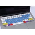 thumbnail image 2 of Mosiso Keyboard Cover, Photoshop Shortcuts Hot Keys Keyboard Film US Layout for MacBook Air 13" and MacBook Pro 13" 15" 17" (with or w/out Retina Display) iMac - Photoshop, 2 of 5