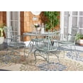 thumbnail image 2 of SAFAVIEH Thessaly Outdoor Patio 5 Piece Dining Set, Antique Green, 2 of 8