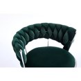 thumbnail image 4 of Set of 2 Height-Adjustable Green Bar Stools / Firm Seat for Long-Term Use, 4 of 6