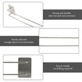 thumbnail image 4 of Miangastore Wall Mounted Shoe Storage Holder Stainless Steel Anti Rust 1Set, 4 of 8