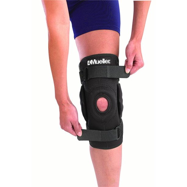 MUELLER HINGED WRAPAROUND KNEE BRACE LG