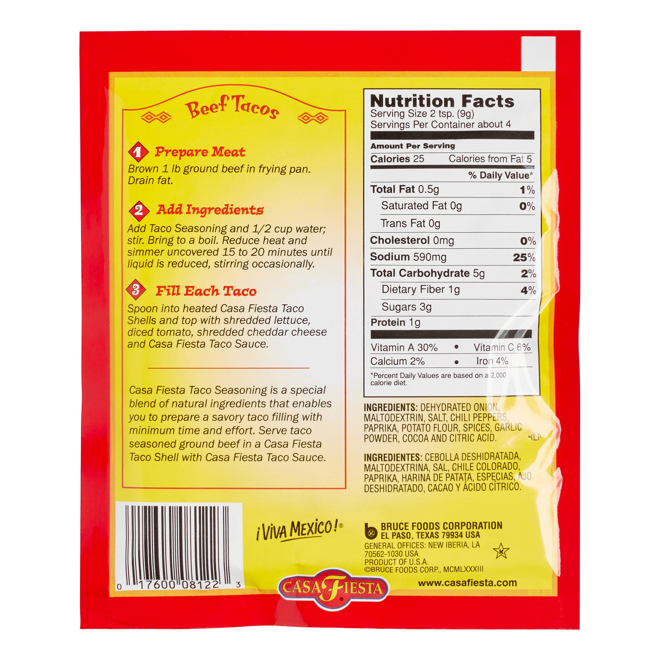 Mix Ssnng Taco Case Of 24 Walmart Com Walmart Com
