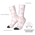 thumbnail image 4 of Bingfone Compression Socks for Women and Men Long Socks for Running Athletic Cycling Nurse- Swan1, 4 of 6