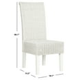 thumbnail image 4 of SAFAVIEH Arjun 18''H Wicker Dining Chair White, 4 of 7