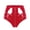 Red, variant on Lingerie for Women High Gloss PVC Leather Open File Shaping Zipper High Waist Shorts Underwear Babydoll Breathable Panties