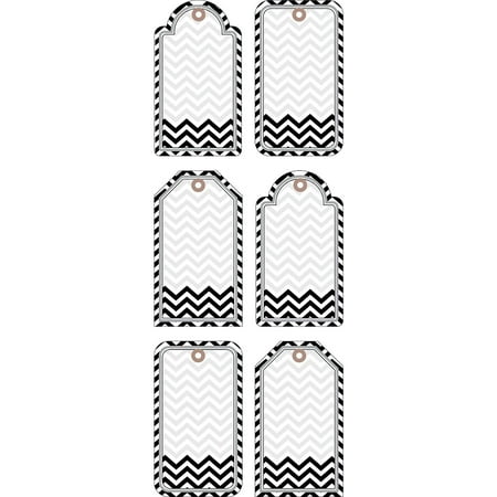 UPC: 0704068022065 | Scholastic Barker Creek Double-Sided Accents Black Tie Affair Chevron 36/Pack LL2206