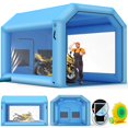thumbnail image 1 of Cabina Inflable de Pintura LVAOSTT 3x2.5x2.5 m con Soplador de 550W, 1 of 9