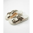thumbnail image 2 of Jane and the Shoe JOEY Slide Sandal Rose Gold Buckle Leather Slip On Mule Slides (Rose Gold, 10), 2 of 2