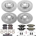 thumbnail image 3 of PowerStop Front and Rear Z23 Evolution Sport Carbon-Fiber Ceramic Brake Pad and Drilled & Slotted Rotor Kit Fits: AUDI Select Models K6132, 3 of 10
