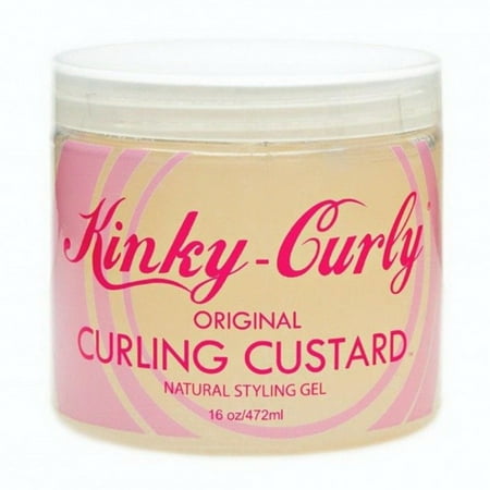 Kinky-Curly  Original Curling Custard  Natural Styling Gel  16 oz  472 (Best Curling Gel For Natural Hair)