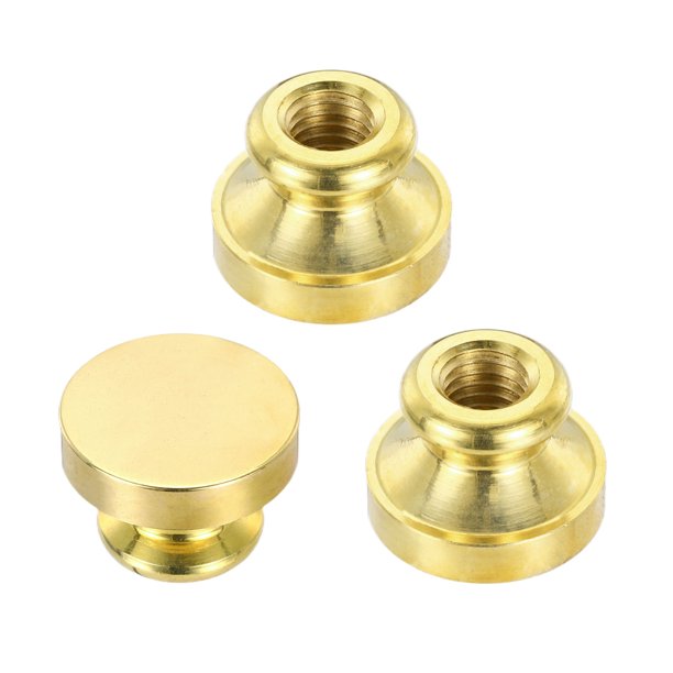 Sello de cera en blanco de 20 mm 3 paquetes, sello de cera redondo, cabeza de latón vintage retro para sobres e invitaciones