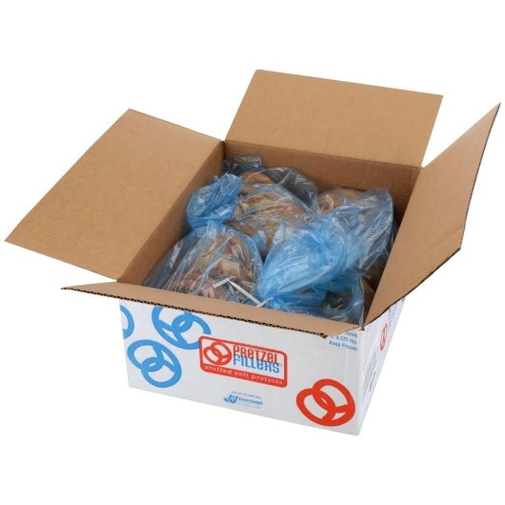 J and J Snack Sweet Dream Cream Cheese Pretzel Fillers 24 per case.
