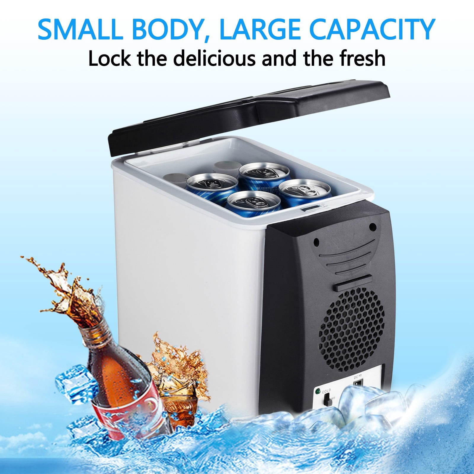 Bdday Car Refrigerator Refrigerator For Car Car Refrigerator Freezer 12V Car Refrigerator 6L Portable Car Refrigerator Portable Freezer DC12V