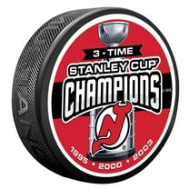 New Jersey Devils Three-Time Stanley Cup Champions Puck