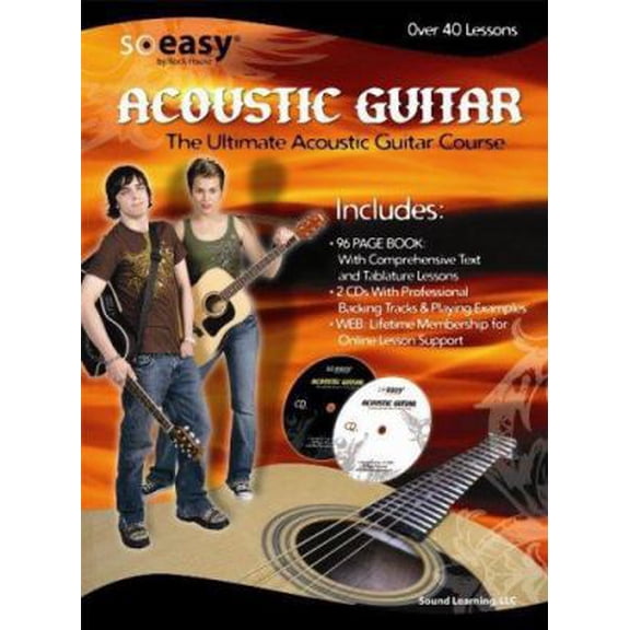Pre-Owned Rock House Ultimate Acoustic Guitar Course: Book/2-CD Pack (So Easy Acoustic Guitar) (Paperback) 0978983211 9780978983215