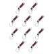 thumbnail image 2 of Greeniant Mini linterna LED para acampar al aire libre, senderismo, caminar, linterna de mano de bolsillo portátil con llavero, regalos de fiesta de año Rojo 10piezas Greeniant CBP145099, 2 of 6