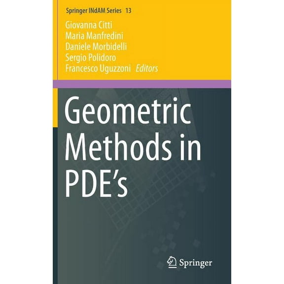 Springer Indam Geometric Methods in Pde's, Book 13, (Hardcover)