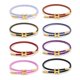 thumbnail image 4 of Stylish Adjustable Bracelet for Women with 18k Gold Plated H Buckle, Crafted from Premium Stainless Steel Wire Navy blue, 4 of 5