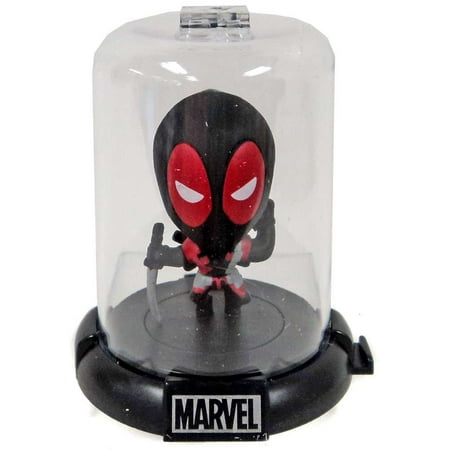 Marvel Domez Series 2 Deadpool Figure (Black Suit)