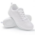 thumbnail image 4 of Dynadans Girls Cheer Shoes Solid White Comfortable Gym Shoes, 4 of 7