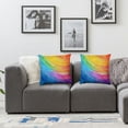 thumbnail image 2 of JRXY Pillow Covers Art Rainbow LGBT Print Throw Pillow Covers Farmhouse Pillowcase Home Decor Living Room House Decorative Cushion Case for Couch 2 pcs White, 2 of 7