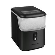 Frigidaire 33 lbs. Countertop Nugget Ice Maker, Self-Cleaning Ice Machine with Touch Controls, Black Stainless Steel
