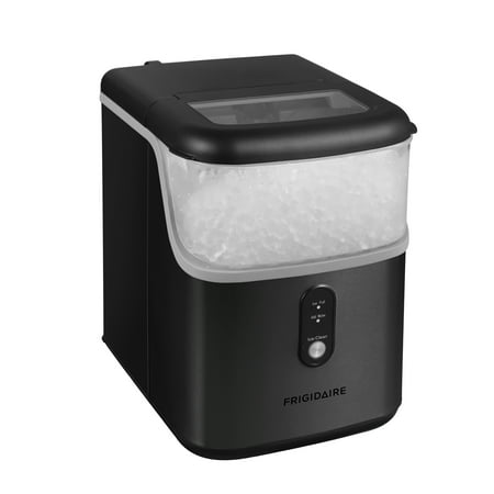 Frigidaire 33 lb Day Capacity Nugget Ice Maker Black Stainless Steel - high-capacity nugget icemaker producing soft chewable ice ideal for kitchens, entertaining, and everyday use